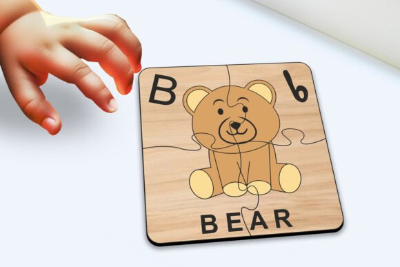 Bear Kid Puzzle Baby Game Child Play SVG: A Creative Tool for Early Childhood Development