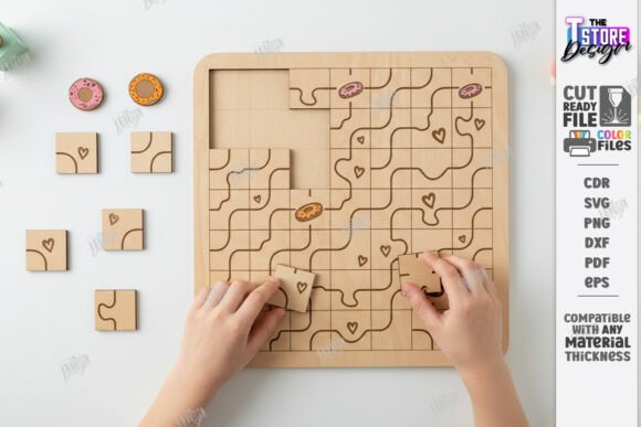 Board Game Labyrinth Laser Cut Maze