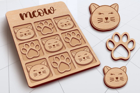Cat Tic Tac Toe Game Laser Cut File: What You Need to Know Before You Buy