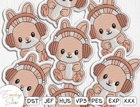 Cute Bunny Embroidery Patch Set: Bringing Playful Charm to Your Stitches