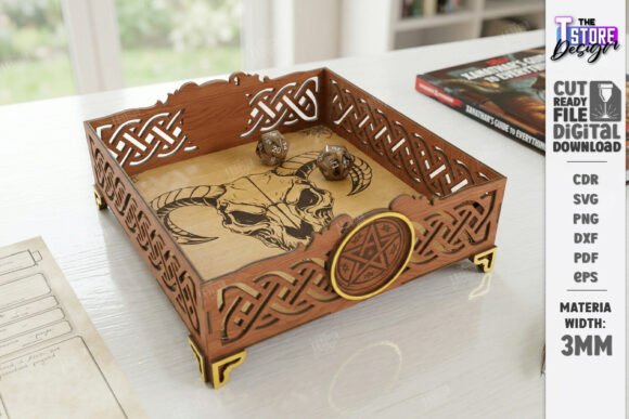 Dice Tray Laser Cut Board Game Tray Evaluation