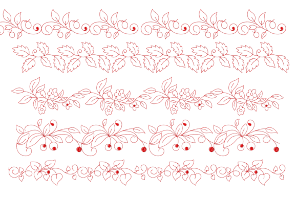 Elevate Your Stitching with the Floral Border Embroidery Bundle