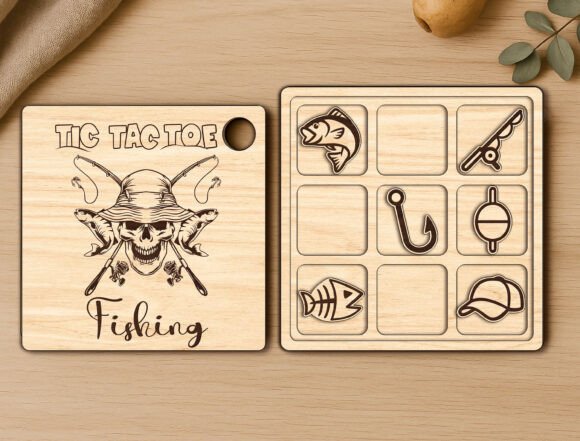 Fishing Tic Tac Toe Laser Cut Game Board: A Practical Evaluation