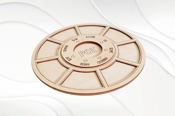 Game Board Tripoley, Design Laser Cut