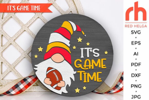 Itβs Game Time SVG, Door Sign Cut File: A Must-Have for Creative and Functional Decor