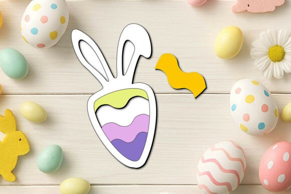 Kid Game SVG Carrot Bunny Ears Easter – Creative Fun for Kids and Easter Enthusiasts