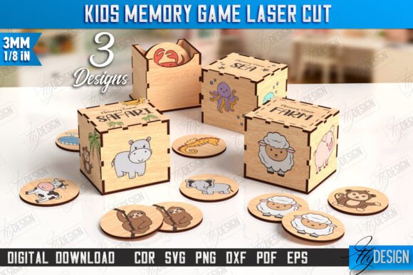 Kids Memory Game Laser Cut Bundle CNC: A Comprehensive Guide for Educators and Makers