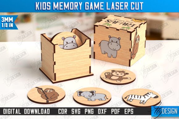 Kids Memory Training Game Laser Cut: Design & Application Guide