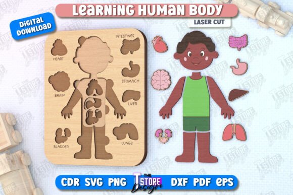 Kid’s Puzzle Anatomy Game for Kid Boy: A Creative Tool for Educators and Makers