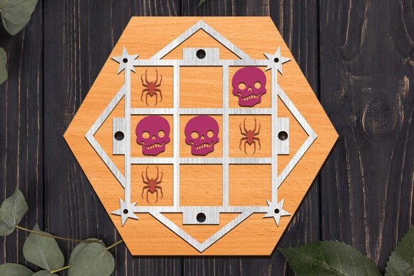 Laser Cut Tic Tac Toe Game Board: A Creative Fusion of Craft and Strategy
