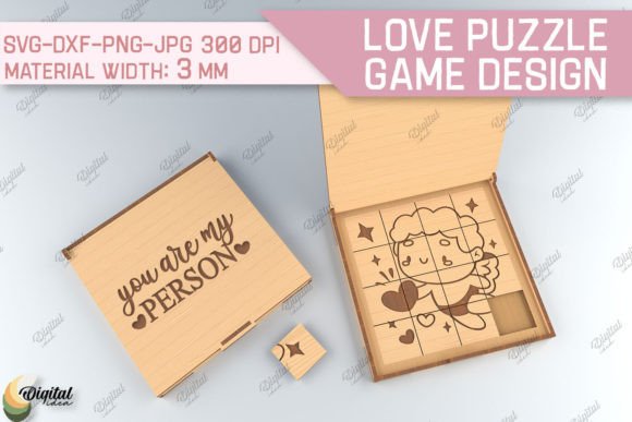 Love Puzzle Game SVG. Cupid SVG – Digital Design Assets for Creative Projects