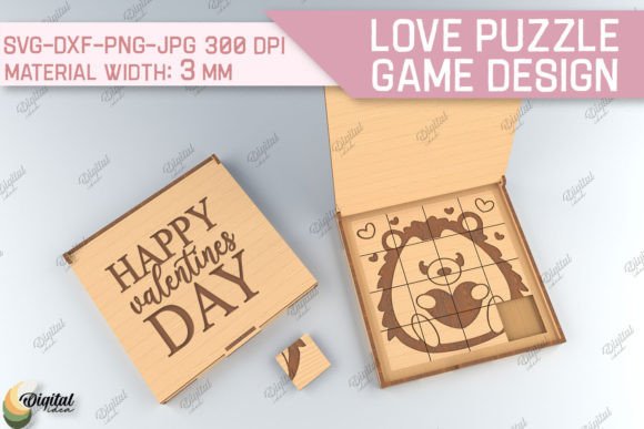 Love Puzzle Game SVG. Hedgehog SVG – Digital Design for Modern Creatives