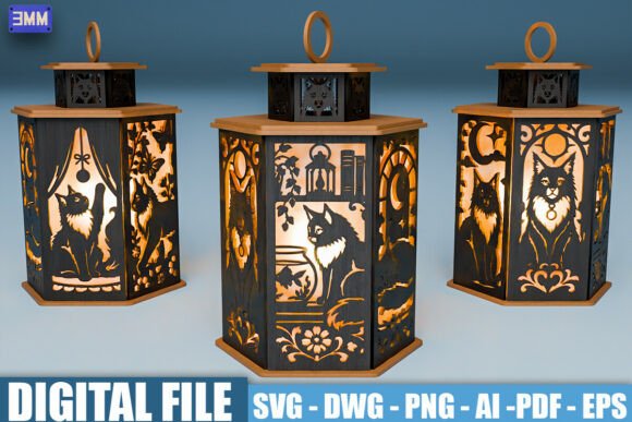 Maine Coon Cat Lantern SVG: A Practical Evaluation for Laser Cutters