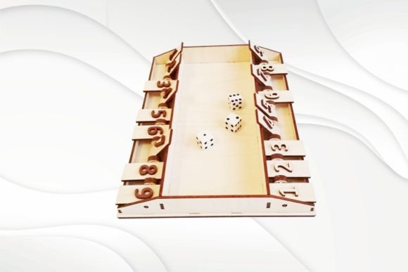 Shut the Box Game, Laser Cut File: Crafting a Timeless Classic