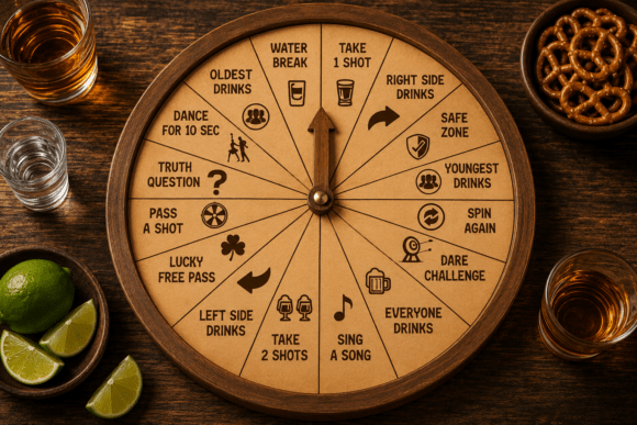 Spin Sip Laser Cut SVG: Elevate Your Party Games