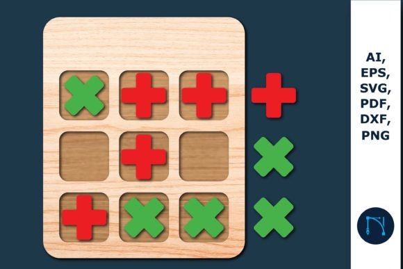 Strategic Uses of Laser Cut Shape Tic Tac Toe Game SVG for Business and Creative Projects
