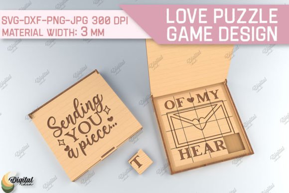 Strategic Value of Love Puzzle Game SVG and 3D Puzzle LaserCut Designs