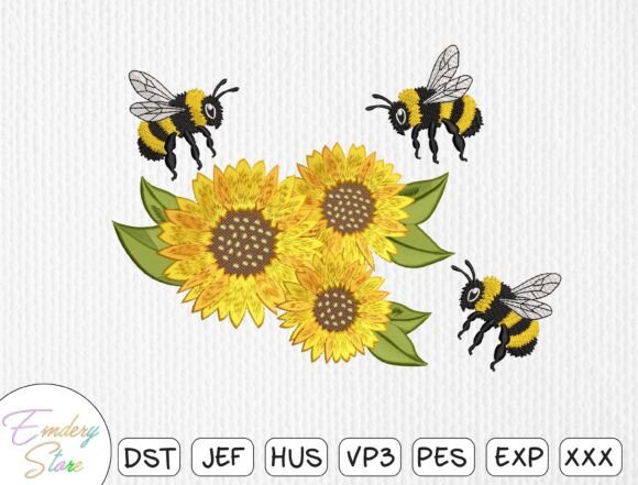Sunflower Bumble Bee Embroidery Design: A Practical Evaluation
