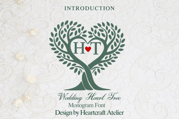 Wedding Heart Tree: A Decorative Font for Every Creator